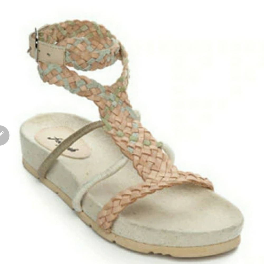Free People Denali Woven Footbed Sandals - 9